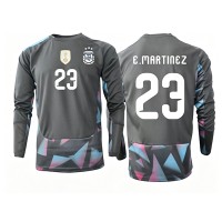 Stroje piłkarskie Argentyna Emiliano Martinez #23 Bramkarskie Koszulka Podstawowej MŚ 2026 Długi Rękaw